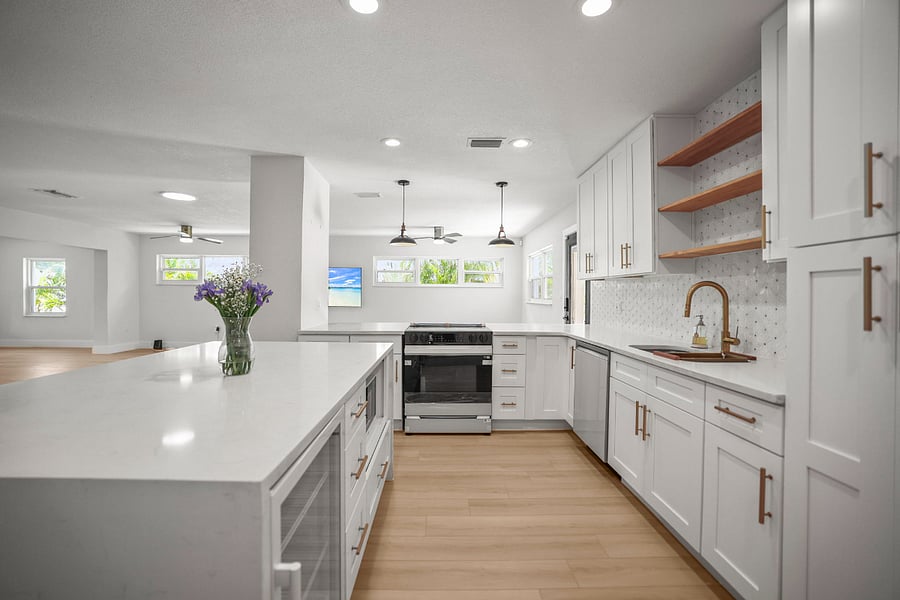 Waterfront kitchen at 1537 Carson Circle NE